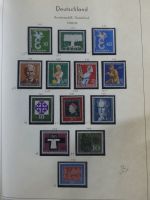 Deutsches Reich und Bund Anfänge dual besammelt im Leuchtturm-Album #MA200