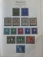 Deutsches Reich und Bund Anfänge dual besammelt im Leuchtturm-Album #MA200