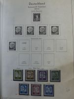 Deutsches Reich und Bund Anfänge dual besammelt im Leuchtturm-Album #MA200