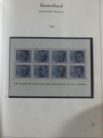 Deutsches Reich und Bund Anfänge dual besammelt im Leuchtturm-Album #MA200