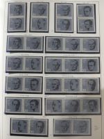 Deutsches Reich und Bund Anfänge dual besammelt im Leuchtturm-Album #MA200