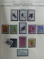 Berlin und Bund gestempelt besammelt im Schaubek-Album #MA203