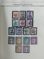 Berlin und Bund gestempelt besammelt im Schaubek-Album #MA203