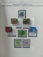 Berlin und Bund gestempelt besammelt im Schaubek-Album #MA203