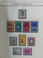 Berlin und Bund gestempelt besammelt im Schaubek-Album #MA203
