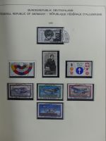 Berlin und Bund gestempelt besammelt im Schaubek-Album #MA203