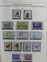 Berlin und Bund gestempelt besammelt im Schaubek-Album #MA203