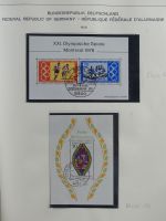 Berlin und Bund gestempelt besammelt im Schaubek-Album #MA203