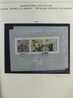 Berlin und Bund gestempelt besammelt im Schaubek-Album #MA203
