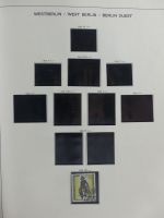 Berlin und Bund gestempelt besammelt im Schaubek-Album #MA203