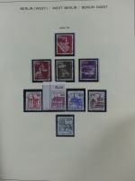 Berlin und Bund gestempelt besammelt im Schaubek-Album #MA203