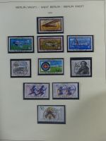 Berlin und Bund gestempelt besammelt im Schaubek-Album #MA203