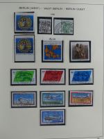 Berlin und Bund gestempelt besammelt im Schaubek-Album #MA203