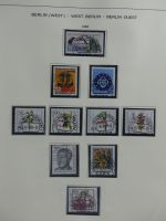 Berlin und Bund gestempelt besammelt im Schaubek-Album #MA203