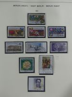 Berlin und Bund gestempelt besammelt im Schaubek-Album #MA203