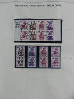 Berlin und Bund gestempelt besammelt im Schaubek-Album #MA203