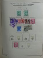 SBZ/DDR gestempelt und mit Falz besammelt im Schaubek-Album #MA204