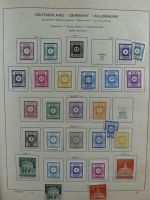 SBZ/DDR gestempelt und mit Falz besammelt im Schaubek-Album #MA204