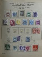 SBZ/DDR gestempelt und mit Falz besammelt im Schaubek-Album #MA204