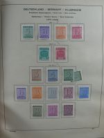 SBZ/DDR gestempelt und mit Falz besammelt im Schaubek-Album #MA204
