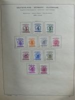 SBZ/DDR gestempelt und mit Falz besammelt im Schaubek-Album #MA204