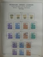 SBZ/DDR gestempelt und mit Falz besammelt im Schaubek-Album #MA204
