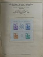 SBZ/DDR gestempelt und mit Falz besammelt im Schaubek-Album #MA204