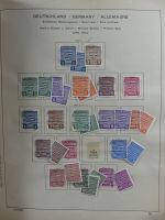 SBZ/DDR gestempelt und mit Falz besammelt im Schaubek-Album #MA204