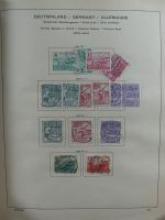 SBZ/DDR gestempelt und mit Falz besammelt im Schaubek-Album #MA204