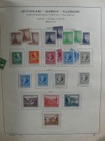 SBZ/DDR gestempelt und mit Falz besammelt im Schaubek-Album #MA204