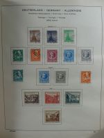 SBZ/DDR gestempelt und mit Falz besammelt im Schaubek-Album #MA204