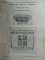 SBZ/DDR gestempelt und mit Falz besammelt im Schaubek-Album #MA204