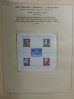 SBZ/DDR gestempelt und mit Falz besammelt im Schaubek-Album #MA204