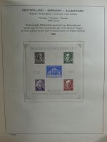 SBZ/DDR gestempelt und mit Falz besammelt im Schaubek-Album #MA204