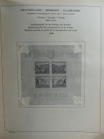 SBZ/DDR gestempelt und mit Falz besammelt im Schaubek-Album #MA204