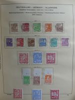 SBZ/DDR gestempelt und mit Falz besammelt im Schaubek-Album #MA204