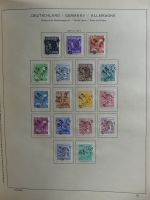 SBZ/DDR gestempelt und mit Falz besammelt im Schaubek-Album #MA204