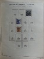 SBZ/DDR gestempelt und mit Falz besammelt im Schaubek-Album #MA204