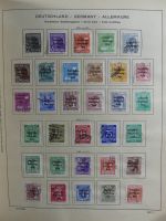 SBZ/DDR gestempelt und mit Falz besammelt im Schaubek-Album #MA204
