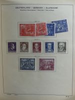 SBZ/DDR gestempelt und mit Falz besammelt im Schaubek-Album #MA204
