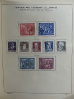SBZ/DDR gestempelt und mit Falz besammelt im Schaubek-Album #MA204