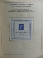 SBZ/DDR gestempelt und mit Falz besammelt im Schaubek-Album #MA204