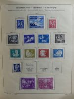 SBZ/DDR gestempelt und mit Falz besammelt im Schaubek-Album #MA204