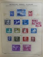 SBZ/DDR gestempelt und mit Falz besammelt im Schaubek-Album #MA204