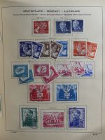 SBZ/DDR gestempelt und mit Falz besammelt im Schaubek-Album #MA204