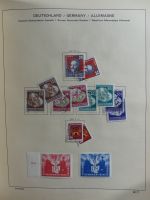 SBZ/DDR gestempelt und mit Falz besammelt im Schaubek-Album #MA204