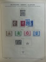 SBZ/DDR gestempelt und mit Falz besammelt im Schaubek-Album #MA204