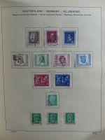 SBZ/DDR gestempelt und mit Falz besammelt im Schaubek-Album #MA204