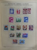 SBZ/DDR gestempelt und mit Falz besammelt im Schaubek-Album #MA204