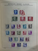 SBZ/DDR gestempelt und mit Falz besammelt im Schaubek-Album #MA204